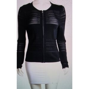 Ralph Lauren Black Zippered Cardigan